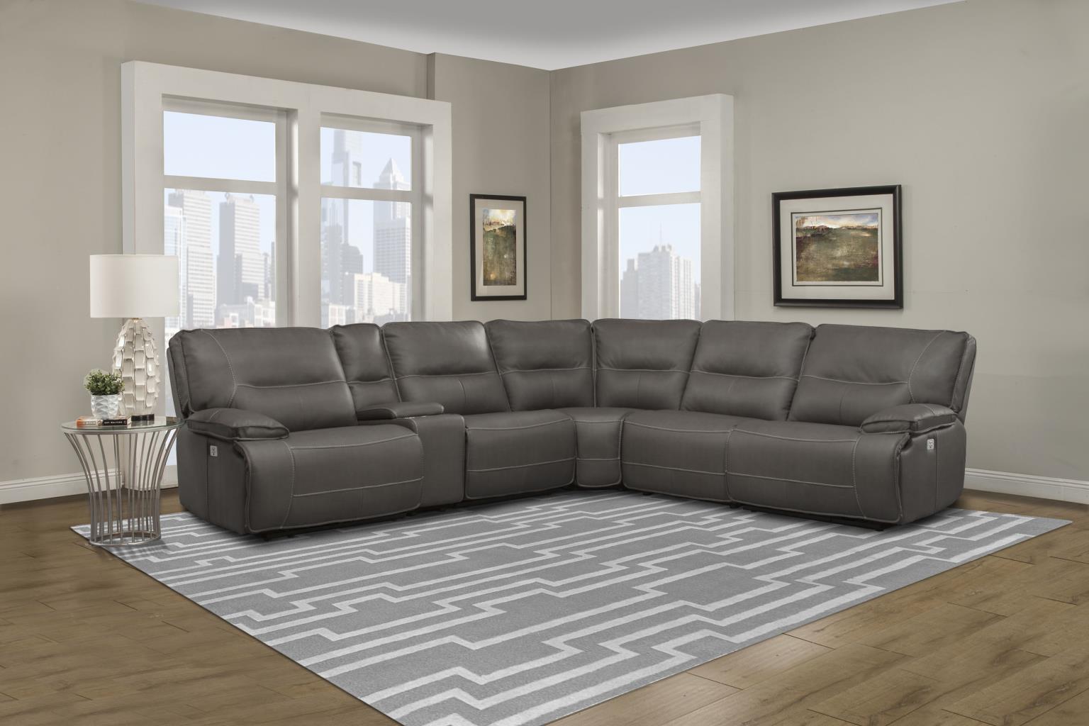 Spartacus 6-Pc Sectional - HAZE image 1