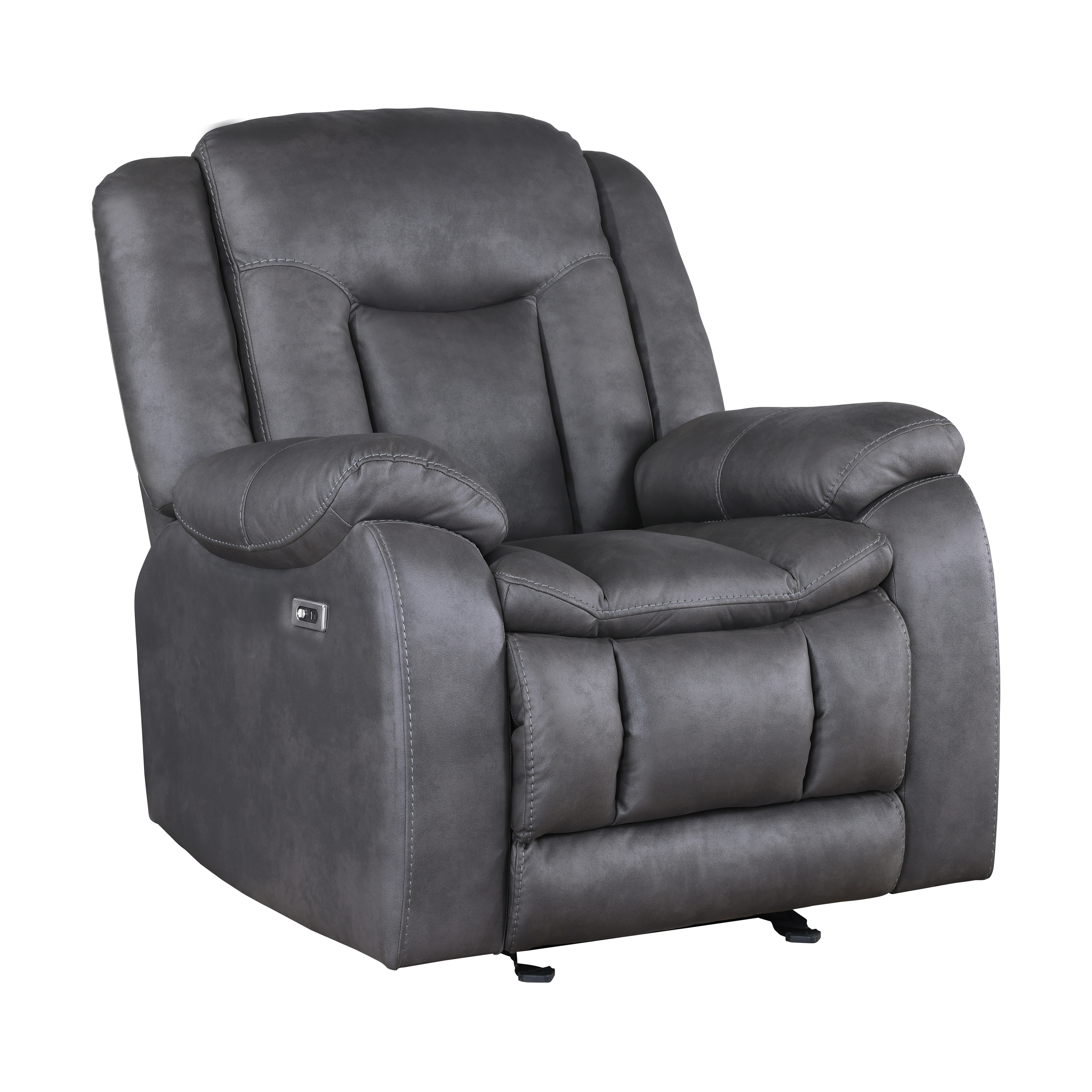 MORELLO GLIDER RECLINER- GRAY image 1