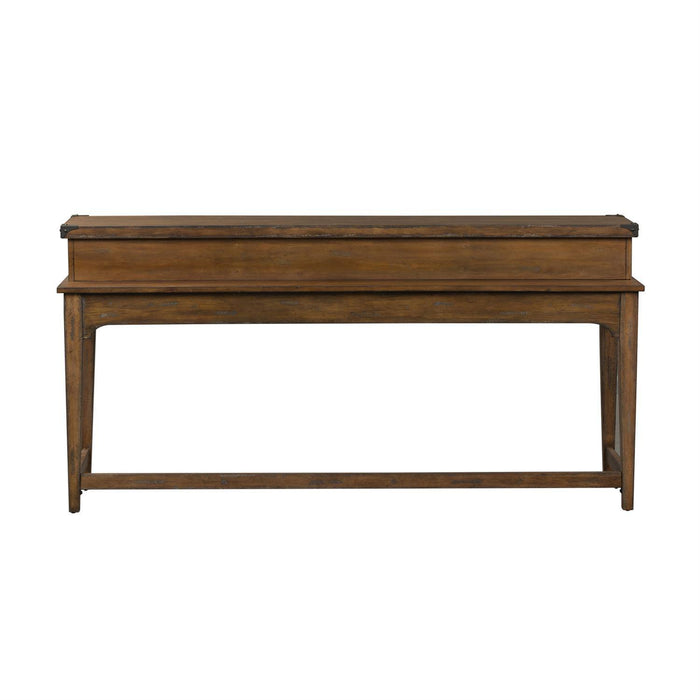 Liberty Aspen Skies Console Table in Weathered Brown