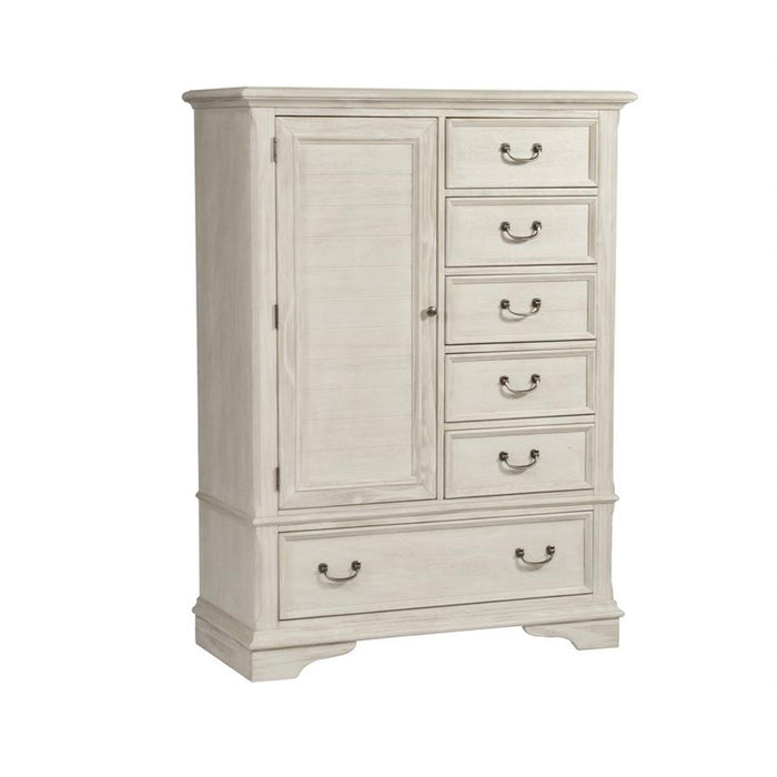 Liberty Funiture Bayside Gentleman's Chest  in Antique White