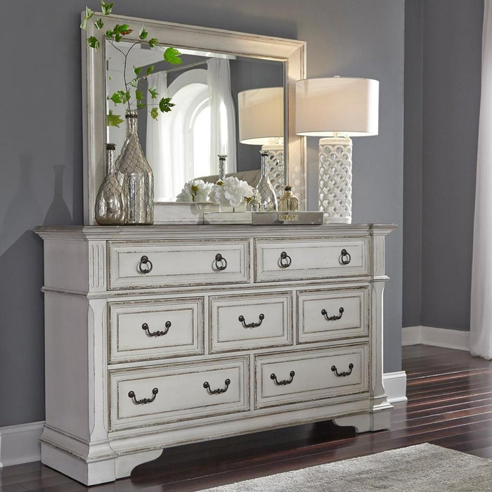 Liberty Furniture Abbey Park Drawer Dresser in Antique White
