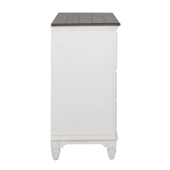 Liberty Furniture Allyson Park Drawer Dresser in Wirebrushed White