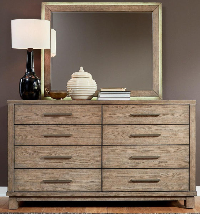 Liberty Furniture Canyon Road 8 Drawer Dresser in Burnished Beige