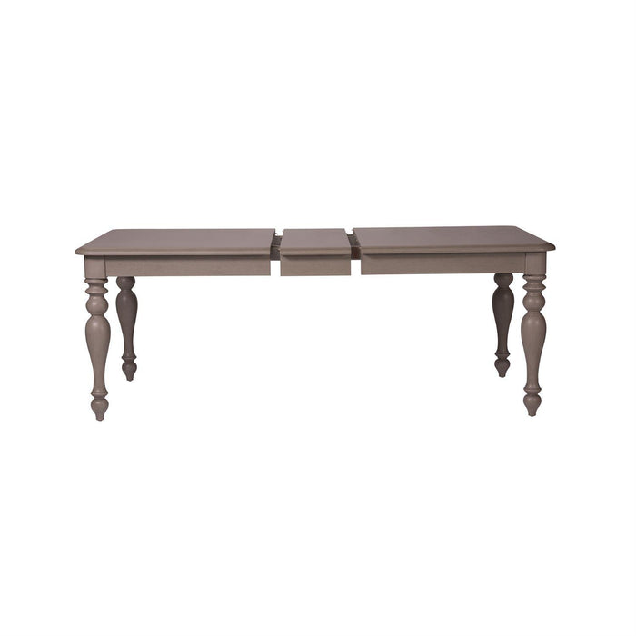 Liberty Furniture Summer House Rectangular Leg Table in Dove Grey