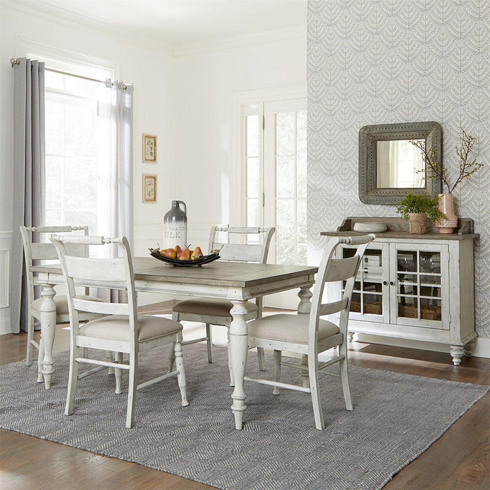 Liberty Furniture Whitney Server in Weathered Gray