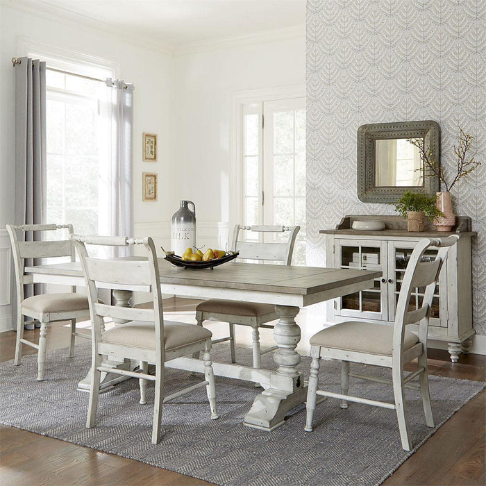 Liberty Furniture Whitney Server in Weathered Gray