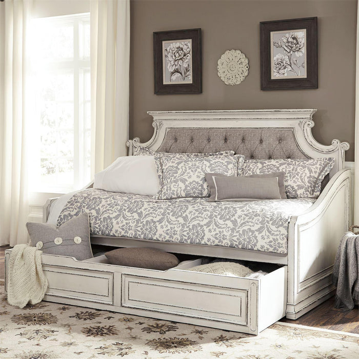 Liberty Magnolia Manor Twin Trundle Daybed in Antique White