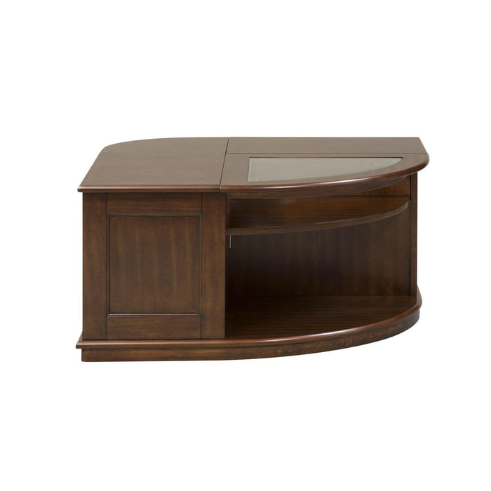 Liberty Wallace Cocktail Table in Dark Toffee
