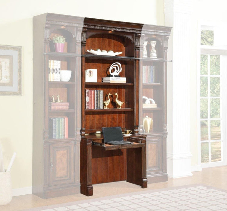 Parker House Corsica Library Hutch in Antique Vintage Dark Chocolate