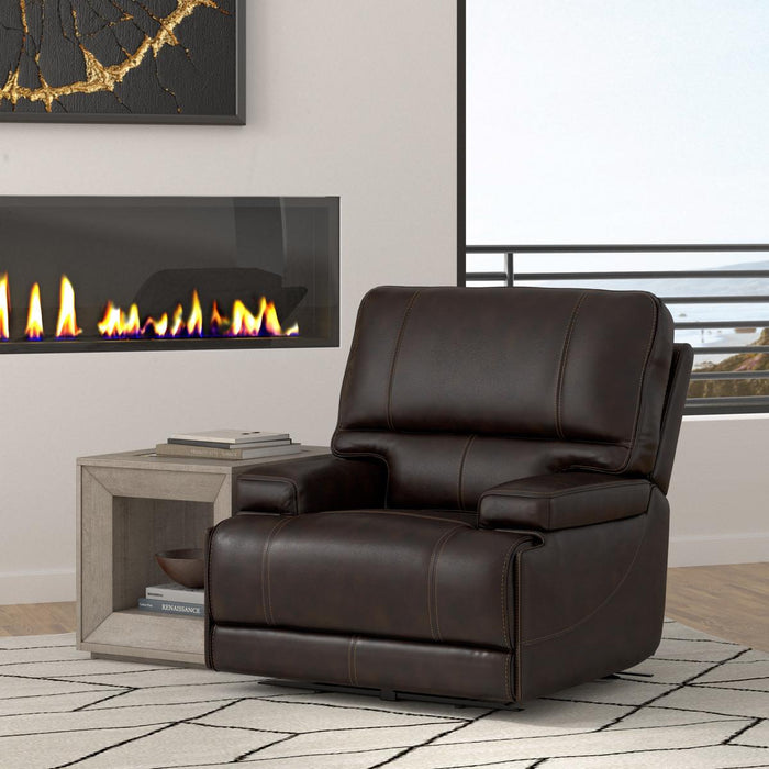 Parker House Whitman Power Cordless Recliner in Verona Coffee